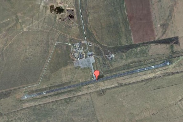 Аэропорт Орск, карта