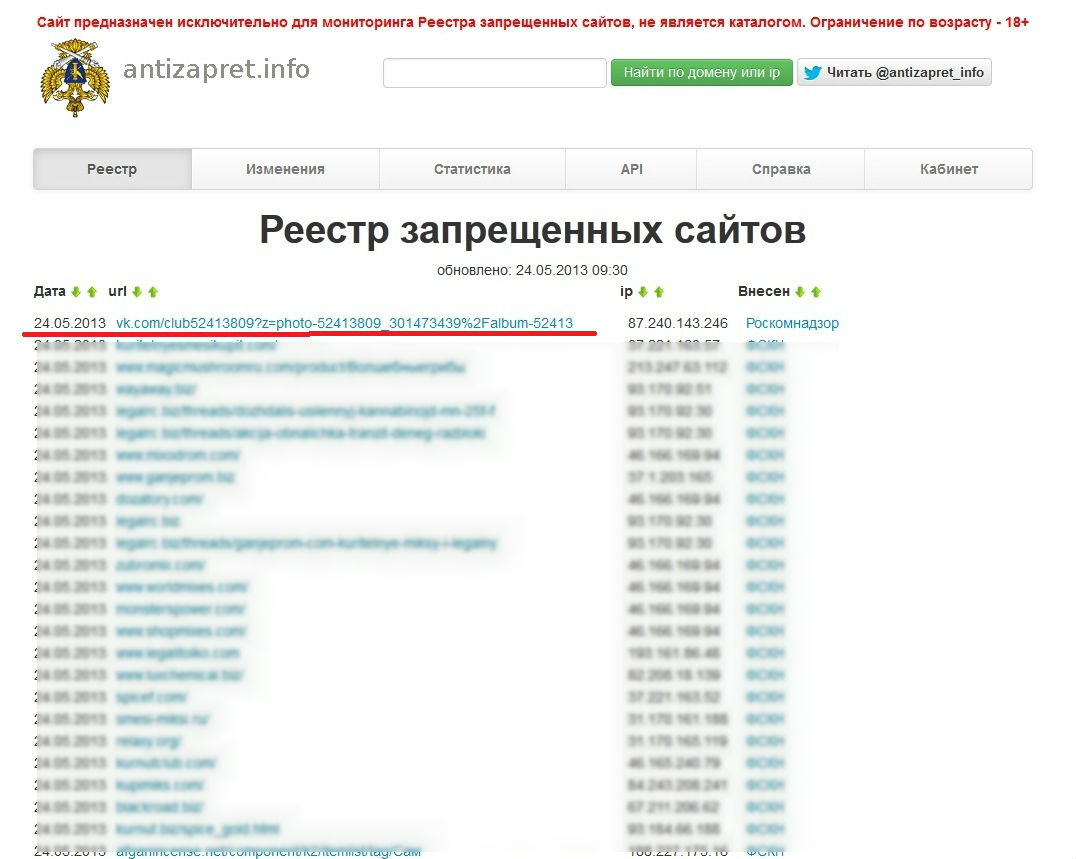 Роскомнадзор заблокировал сайт «ВКонтакте»?