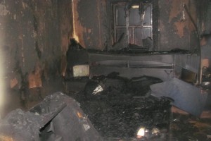 В Оренбургской области при пожаре погибли отец и сын