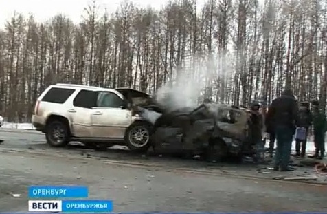 На трассе Оренбург-Илек в ДТП погибли три человека