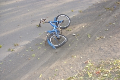 Велосипед после ДТП, Орск