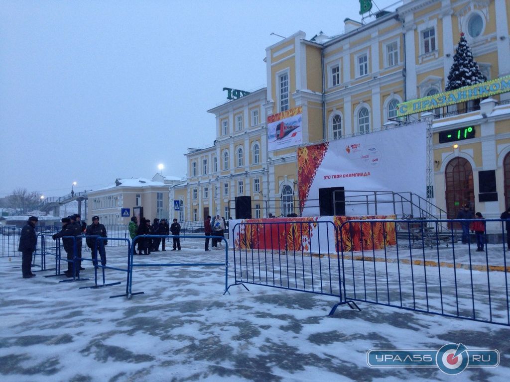 эстафета олимпийского огня в оренбурге