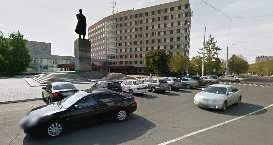 Площадь Ленина в Оренбурге