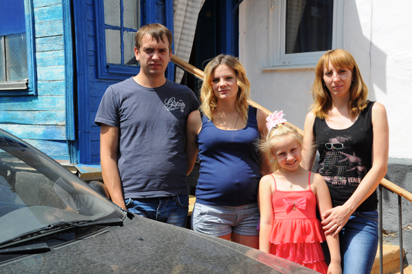 Беженцы из Луганска