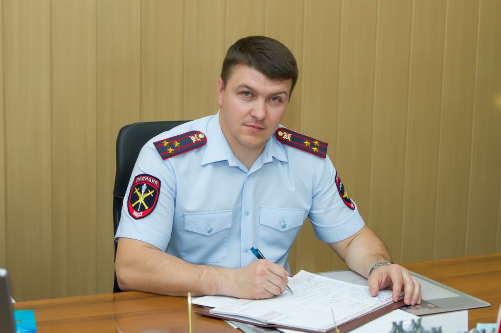 Начальник УМВД России по городу Орску полковник полиции Алексей Смолков 