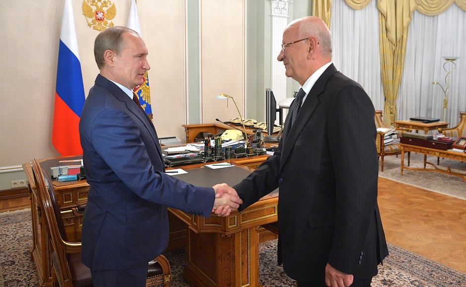 Во время встречи с губернатором Оренбургской области Юрием Бергом