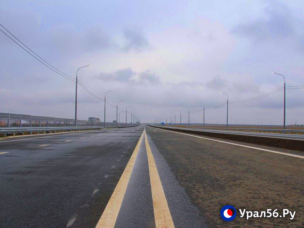 Трасса в Оренбургской области, фото из архива