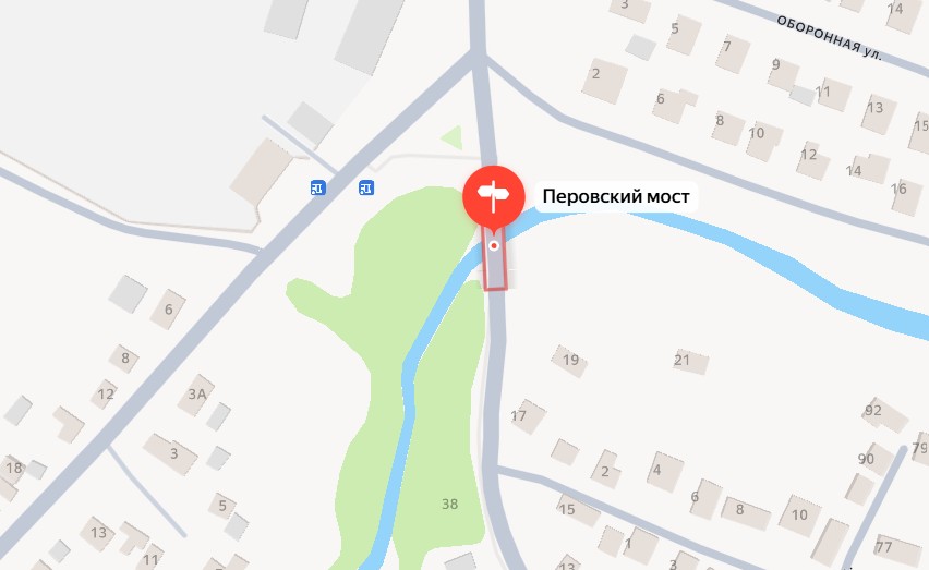 В районе предполагаемого места происшествия. Источник: Яндекс.карты