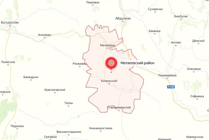 Карта города абдулино