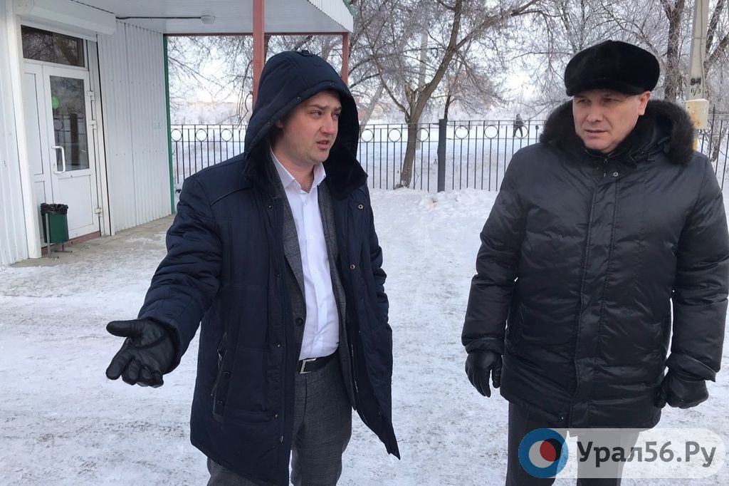 Артем Учкин и глава Орска Василий Козупица