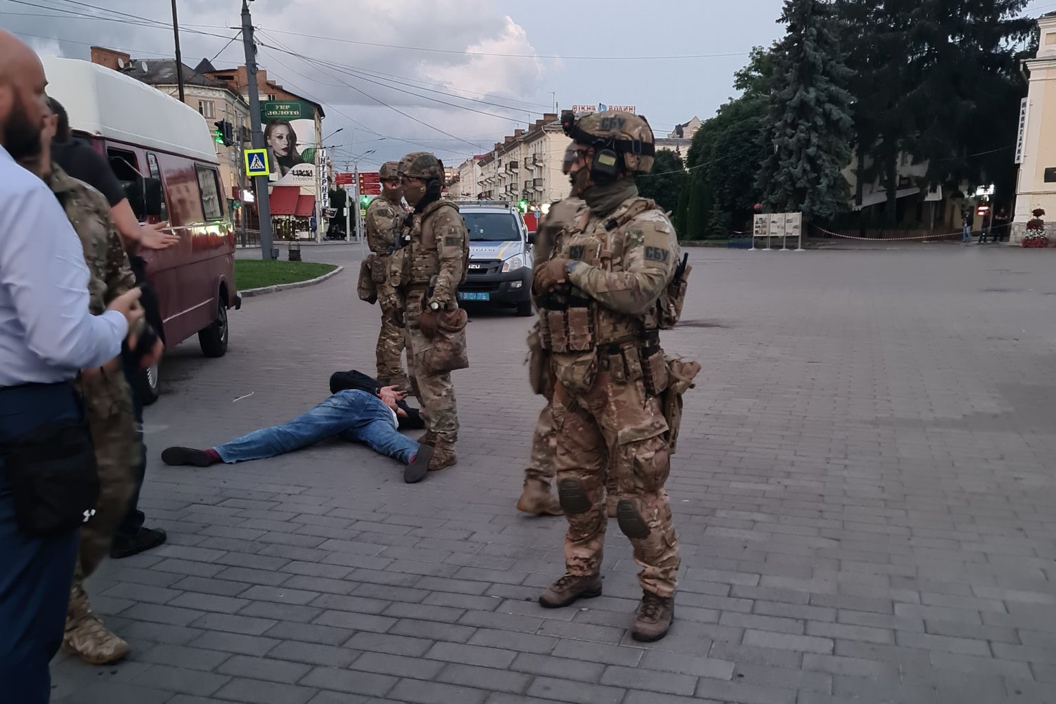 Задержание Кривоша, фото: @AvakovArsen из twitter