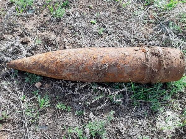 Найденный снаряд. Источник: Росгвардия Оренбургской области