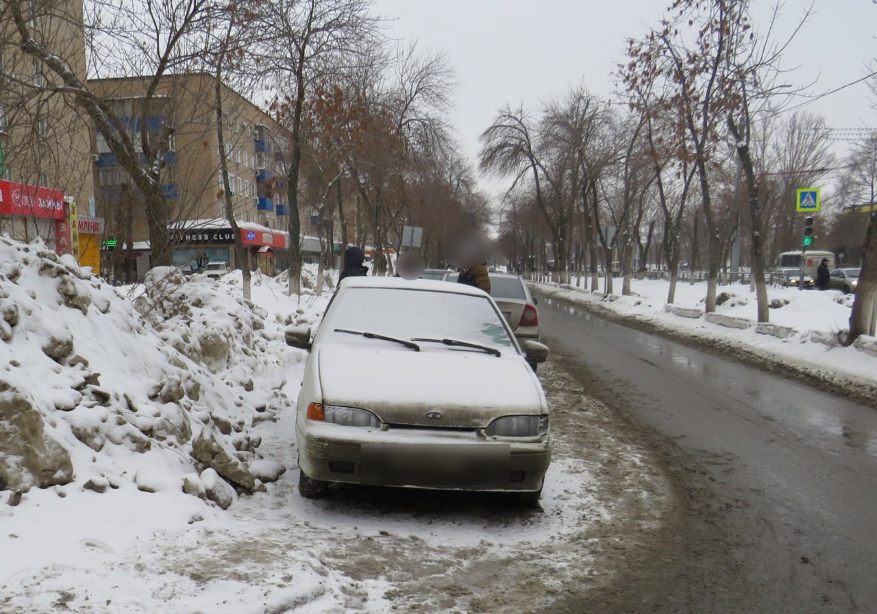 Автомобиль на месте происшествия. Фото: УМВД России по Оренбургской области