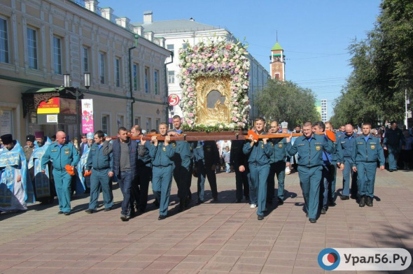 24 июня во время крестного хода в центре Оренбурга ограничат движения транспорта