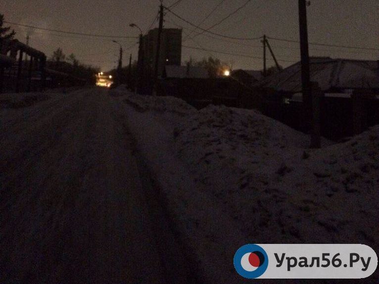 Одна из улиц Советского района Орска, 28.02.2017