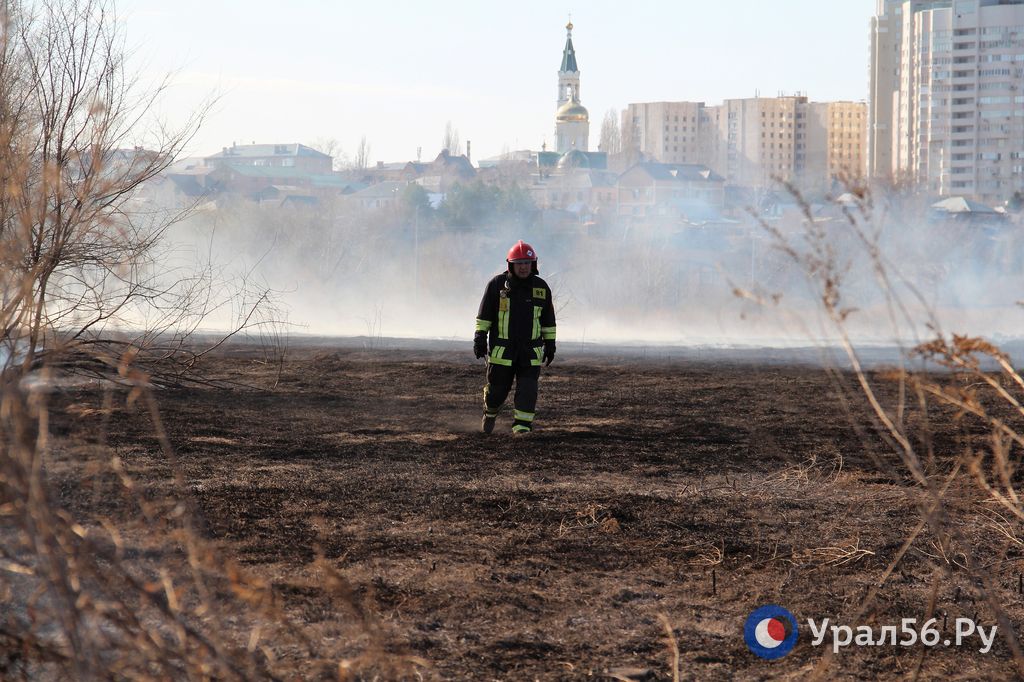 Выжженное поле на Уральской в Оренбурге