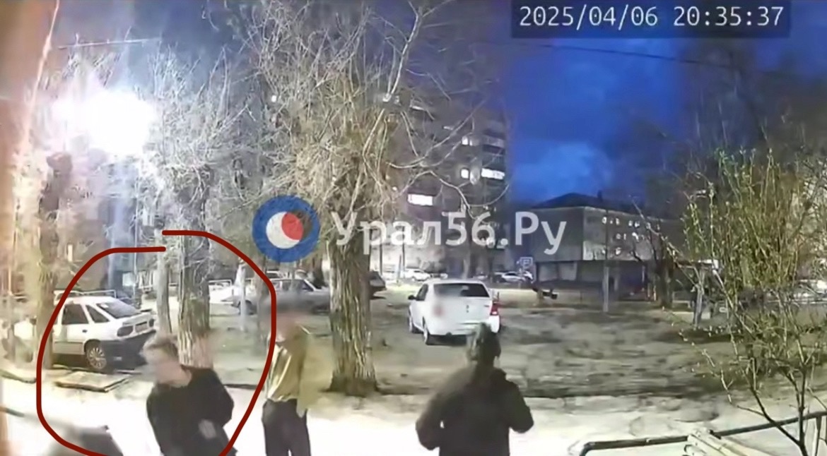 Момент нападения. Скрин из видео