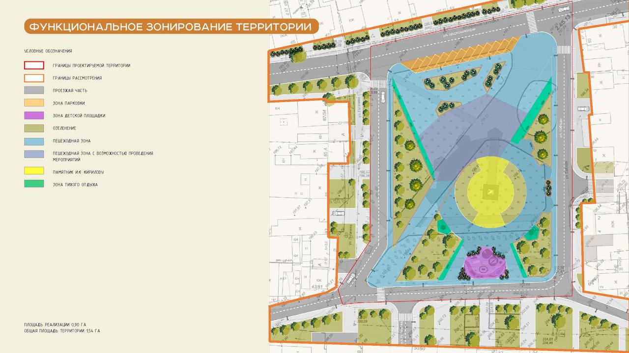Дизайн-проект благоустройства площади Кирилова