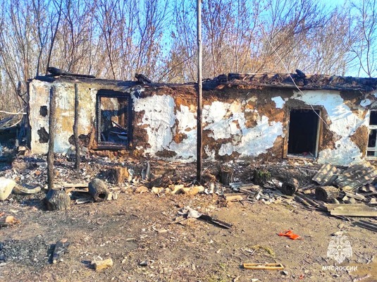На месте пожара. Источник: МЧС России по Оренбургской области