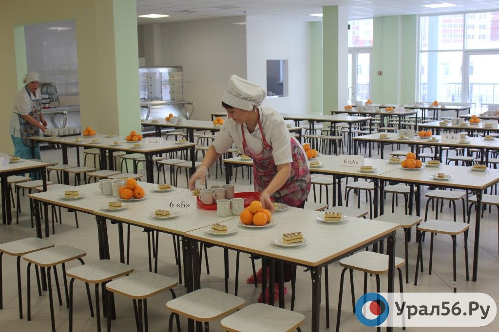 В одной из школьных столовых Оренбурга