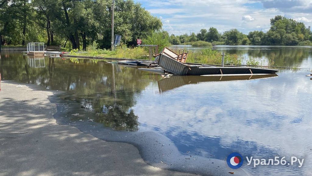 В районе Детского пляжа в Орске. 15.08.2024