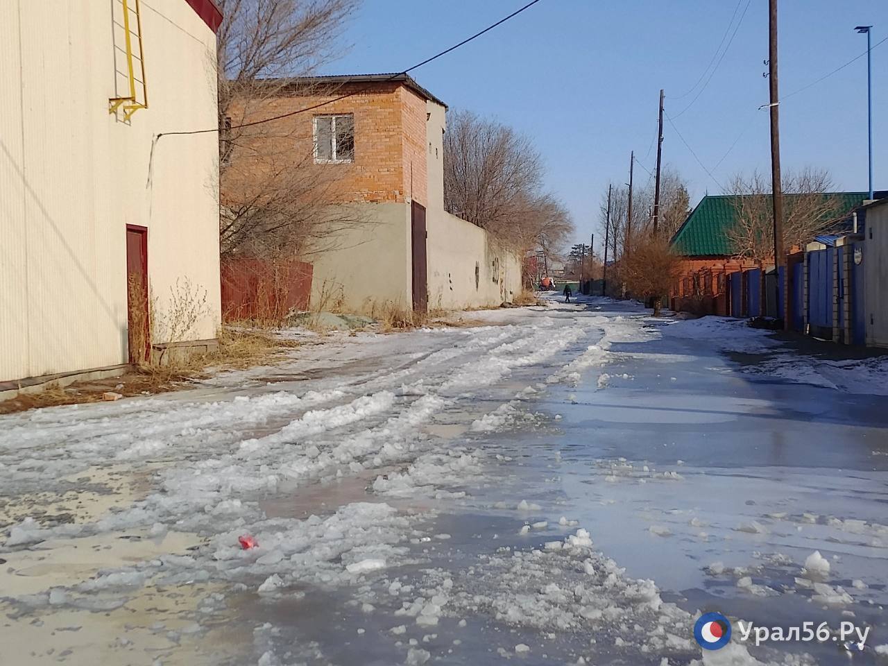 Затопленные улицы в Орске сегодня