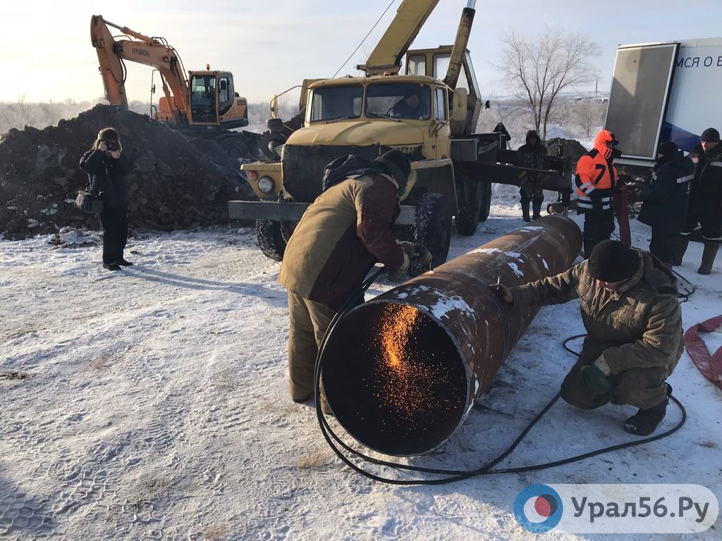 Устранение аварии на ОЗТП. Фото из архива