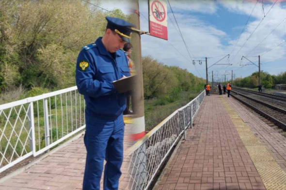 Грузовой поезд насмерть сбил человека в Оренбурге