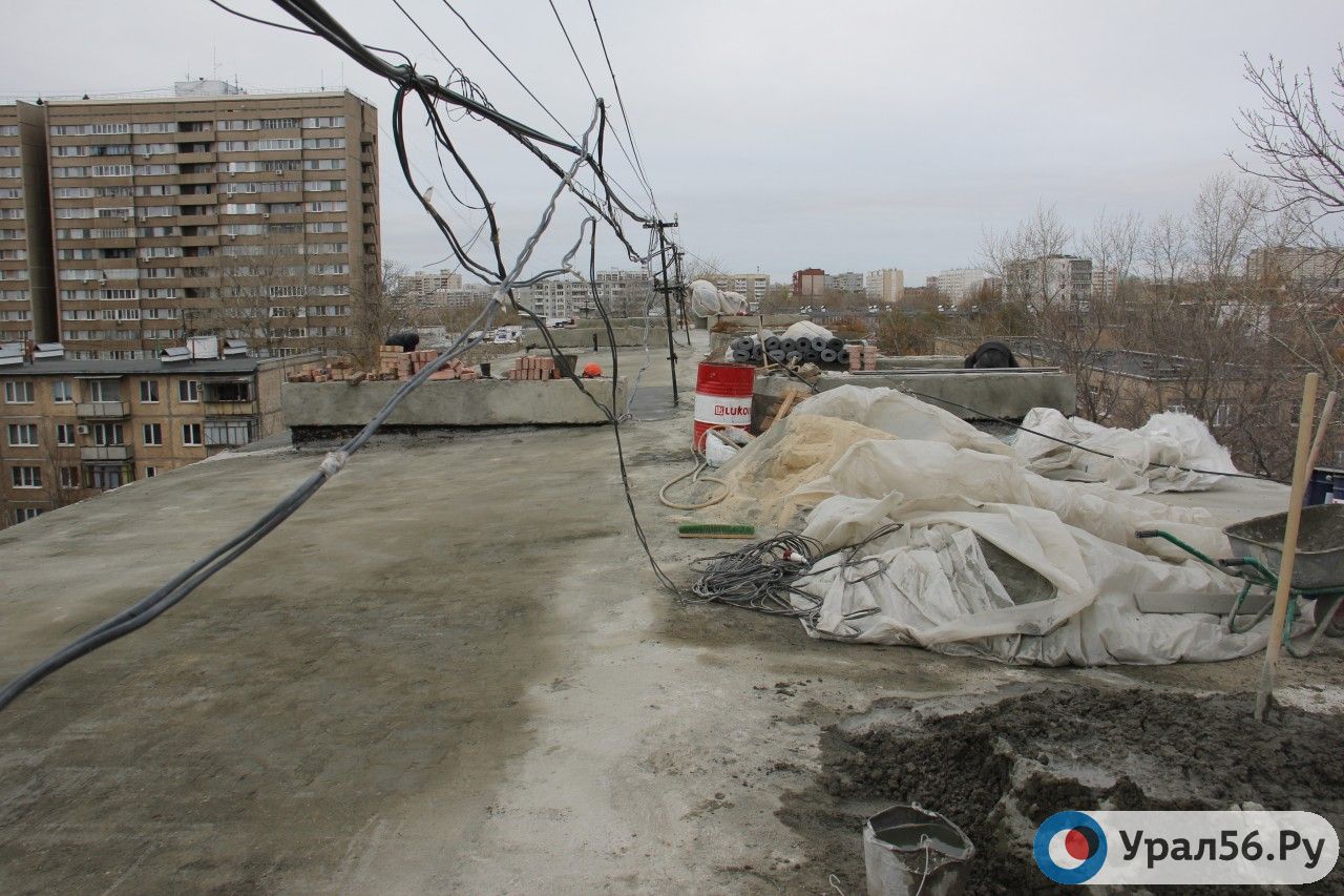 Ремонт кровли дома 20 по пр. Газовиков, Оренбург
