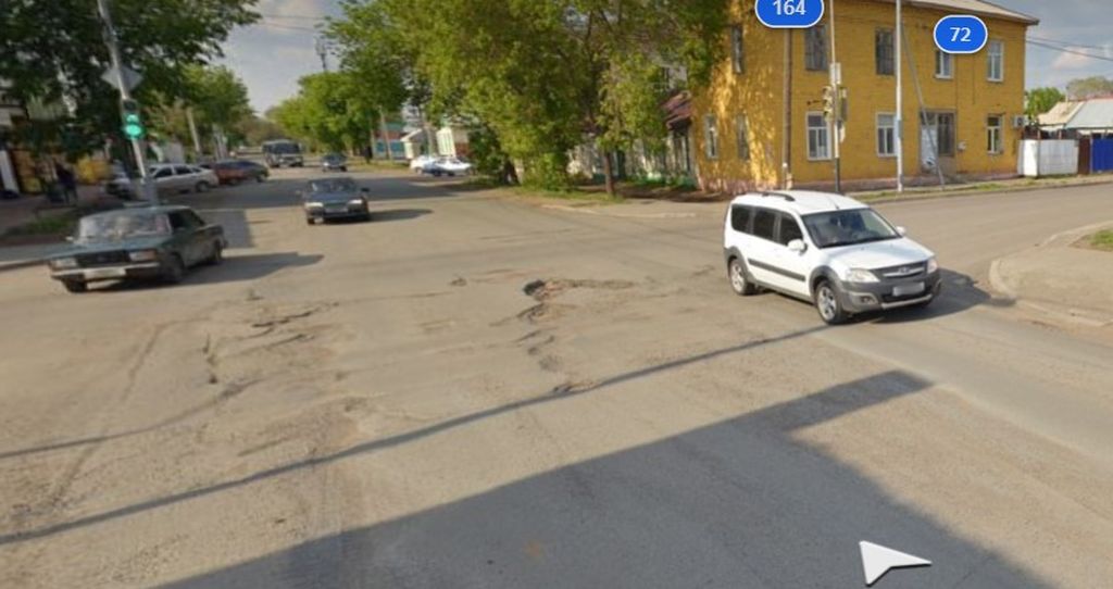 Улица Пролетарская в Оренбурге. Фото: Яндекс.Карты