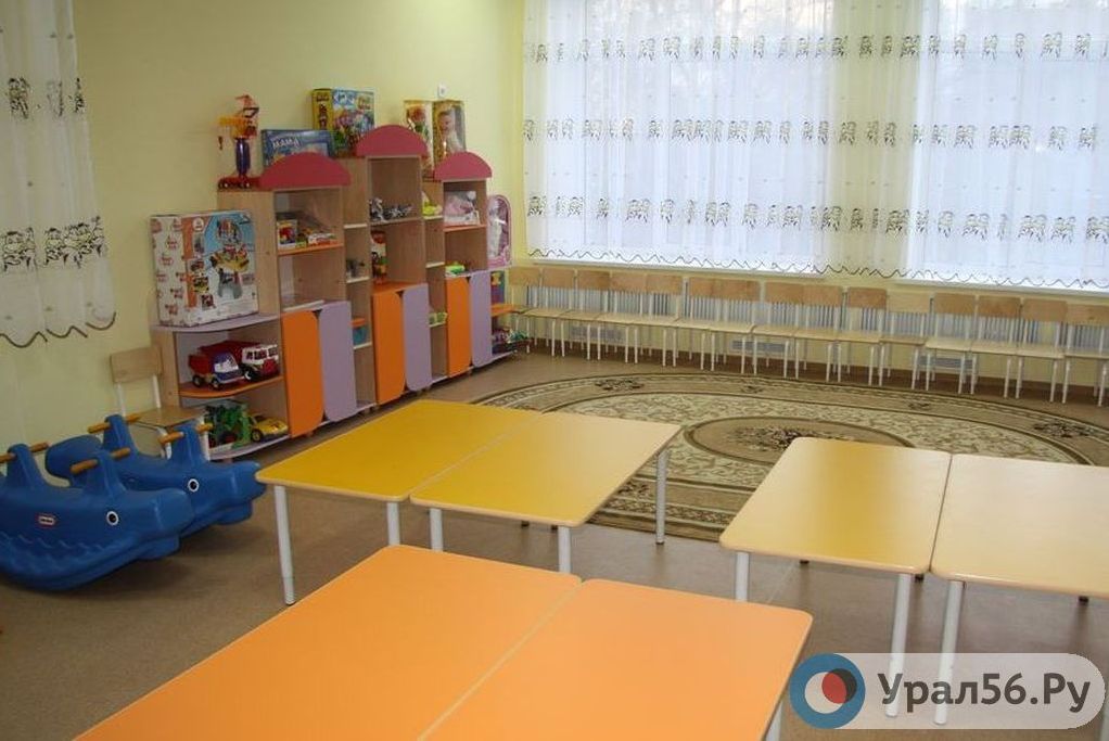 В помещении детского сада