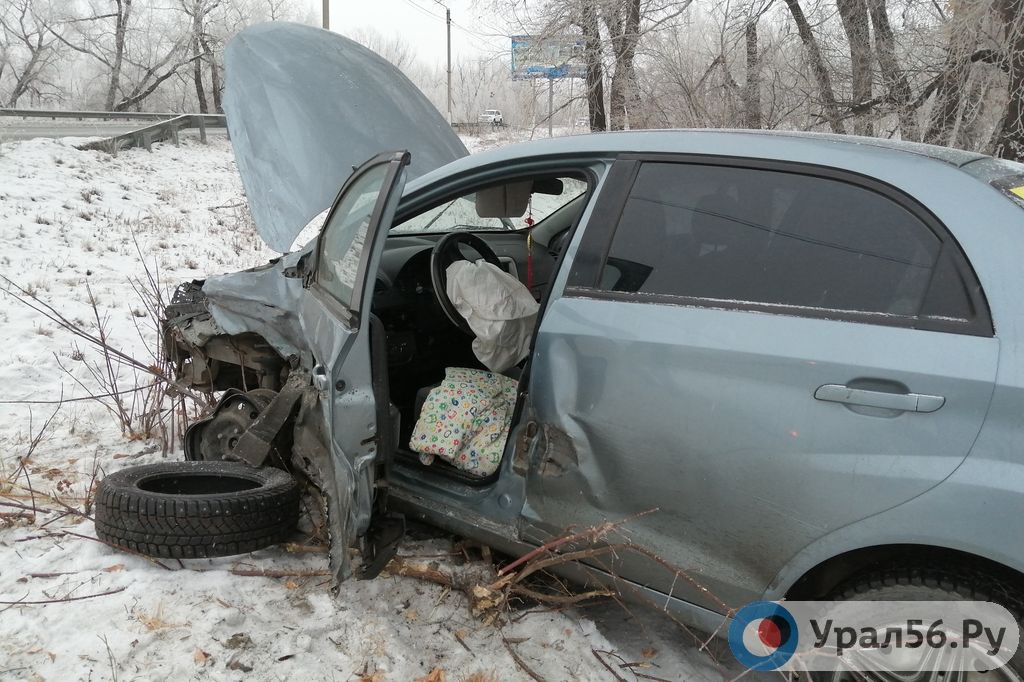 Авария на «никельской» объездной. Орск, 10.12.2020