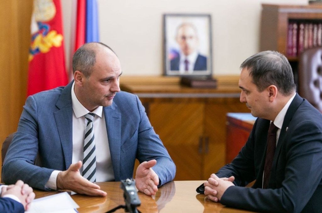 Денис Паслер и Алексей Ересько. Фото: правительство Оренбургской области