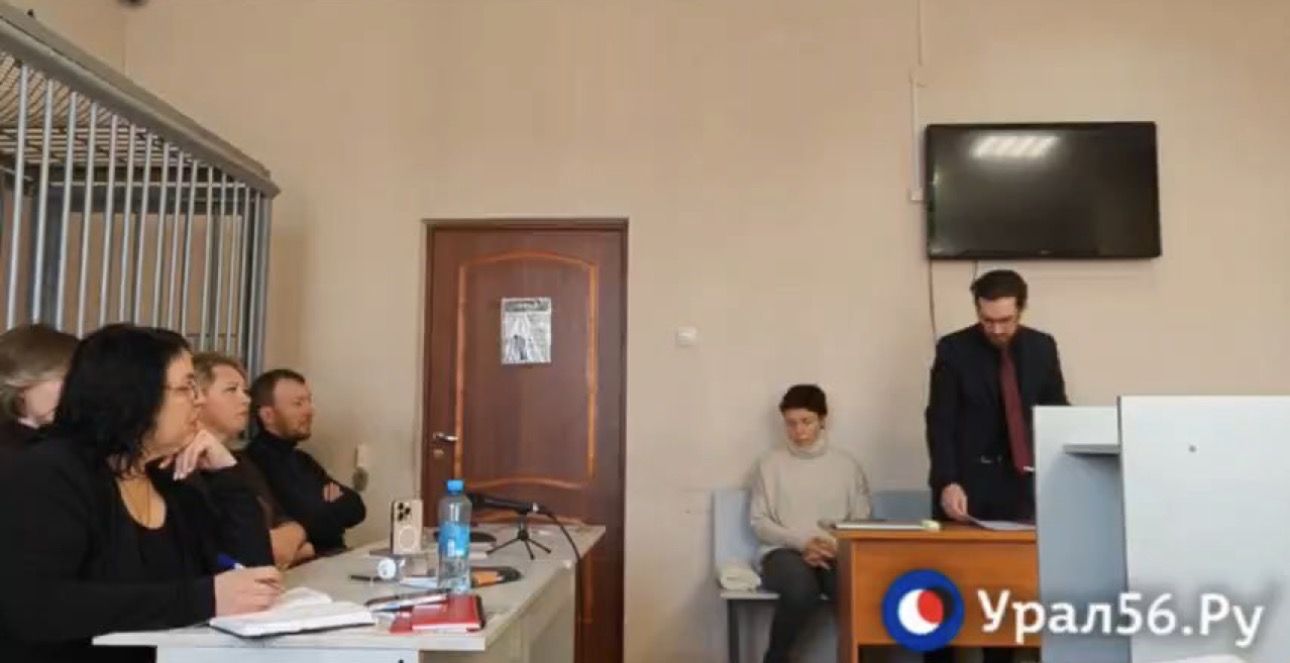 На судебном заседании 