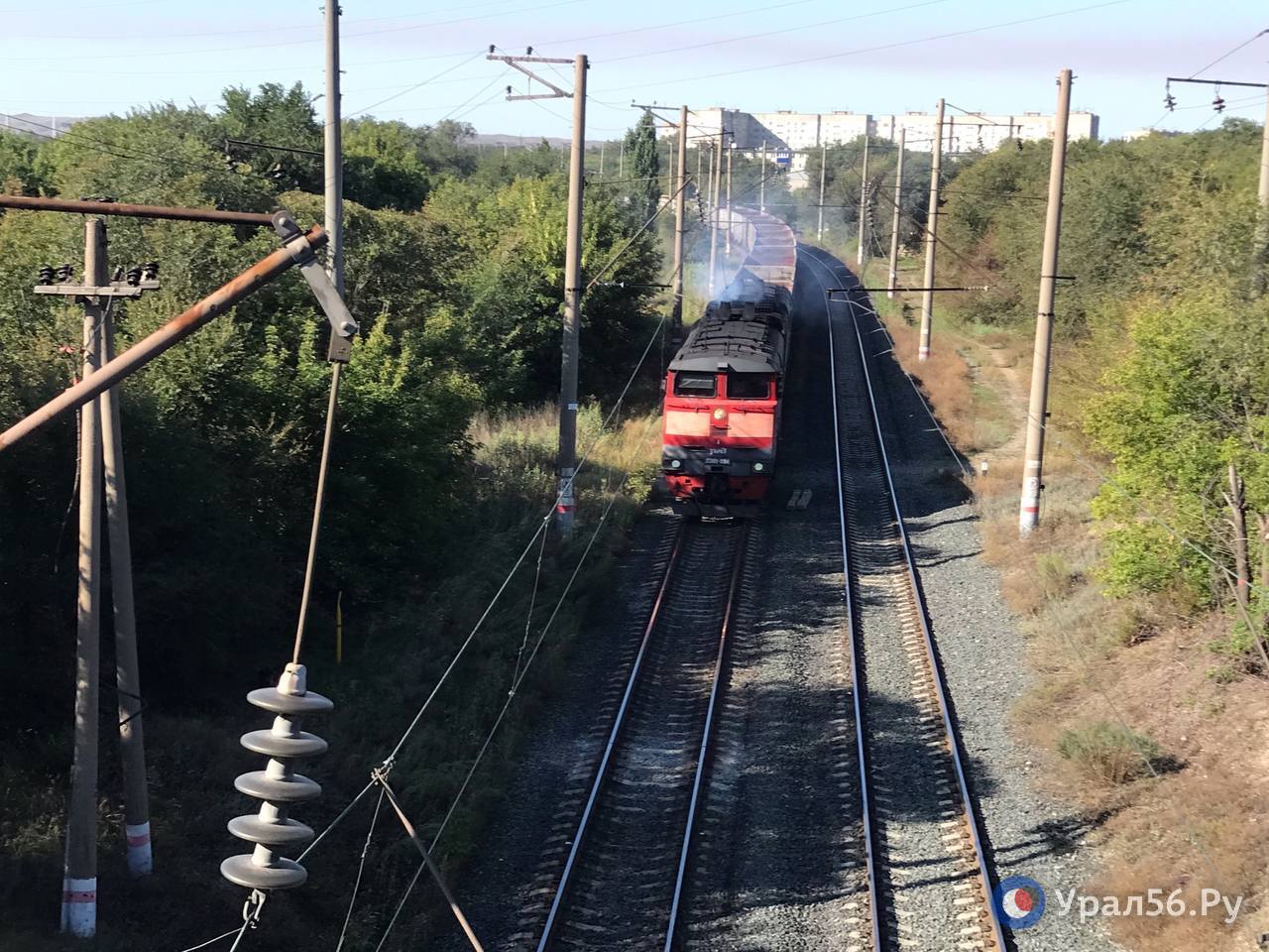 На железной дороге в Оренбургской области. Фото из архива 