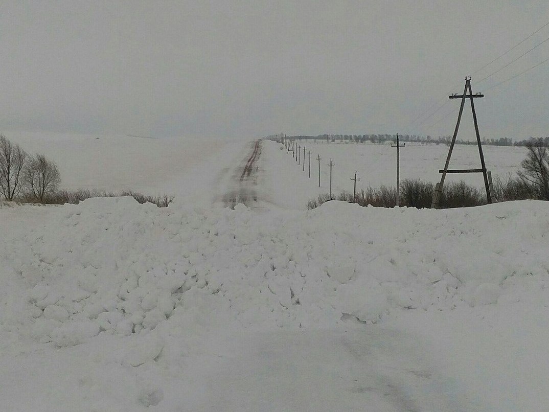 В Оренбургской области одна из деревень оказалась изолированной