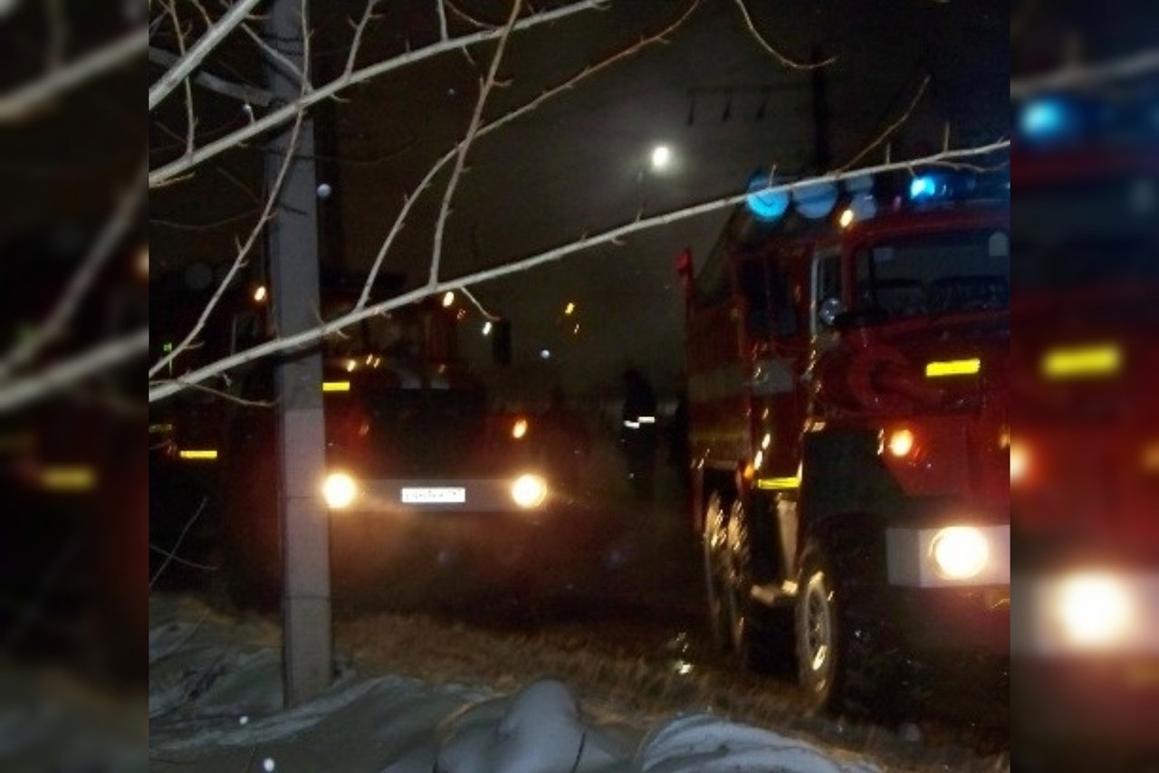 Фото с места пожара