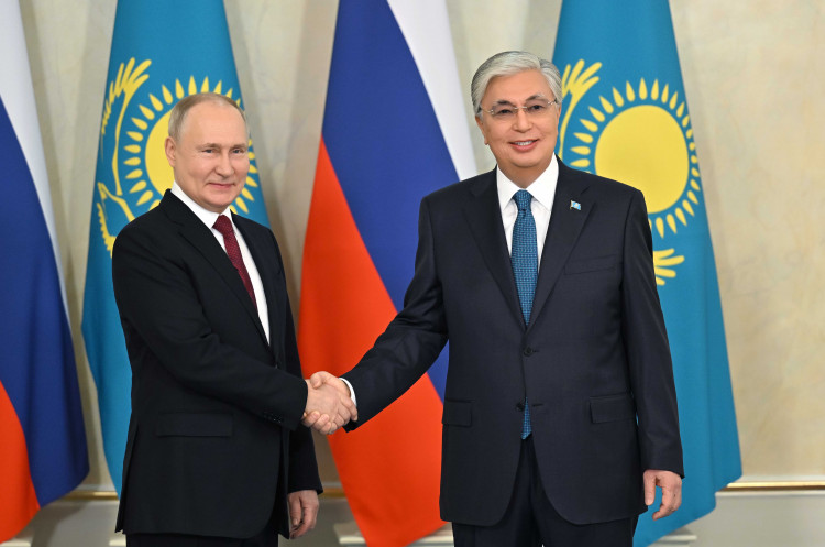 Владимир Путин и Касым-Жомарт Токаев. Источник: akorda.kz