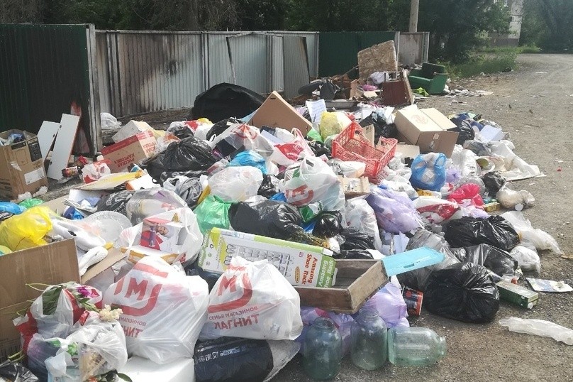 Площадка на улице Фучика в Орске, 08.06.2020. Фото очевидцев