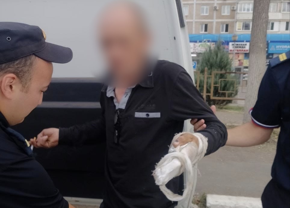 Задержанный рецидивист. Фото УМВД по Оренбургской области 