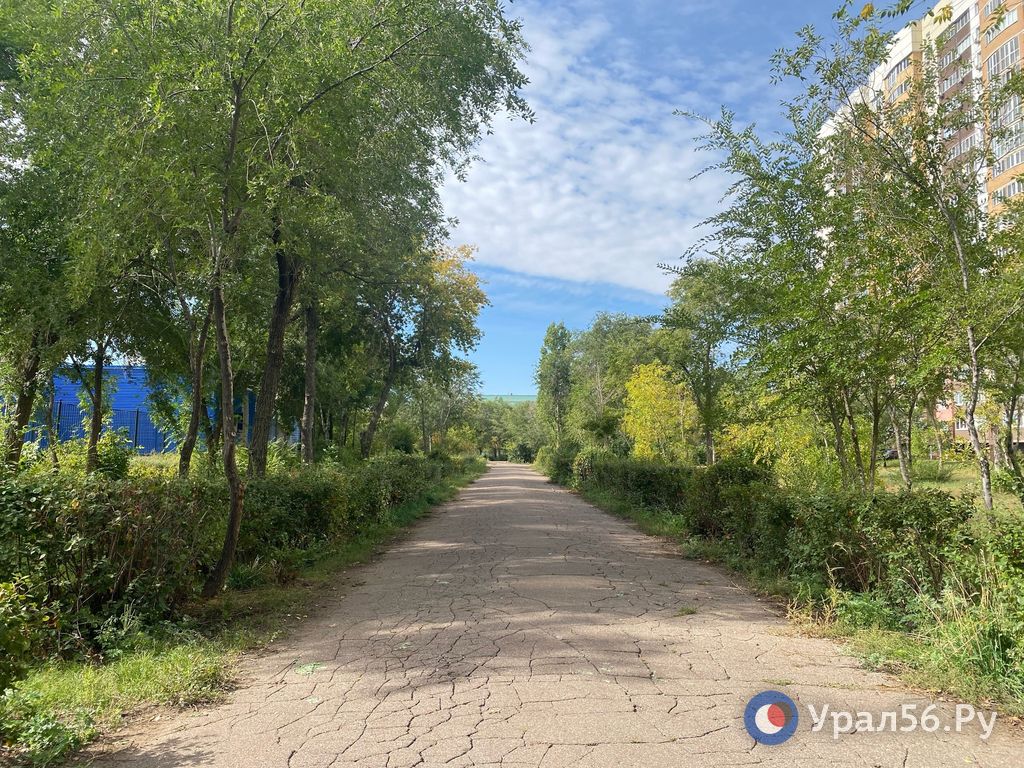 Сад имени Октябрьской революции в Оренбурге