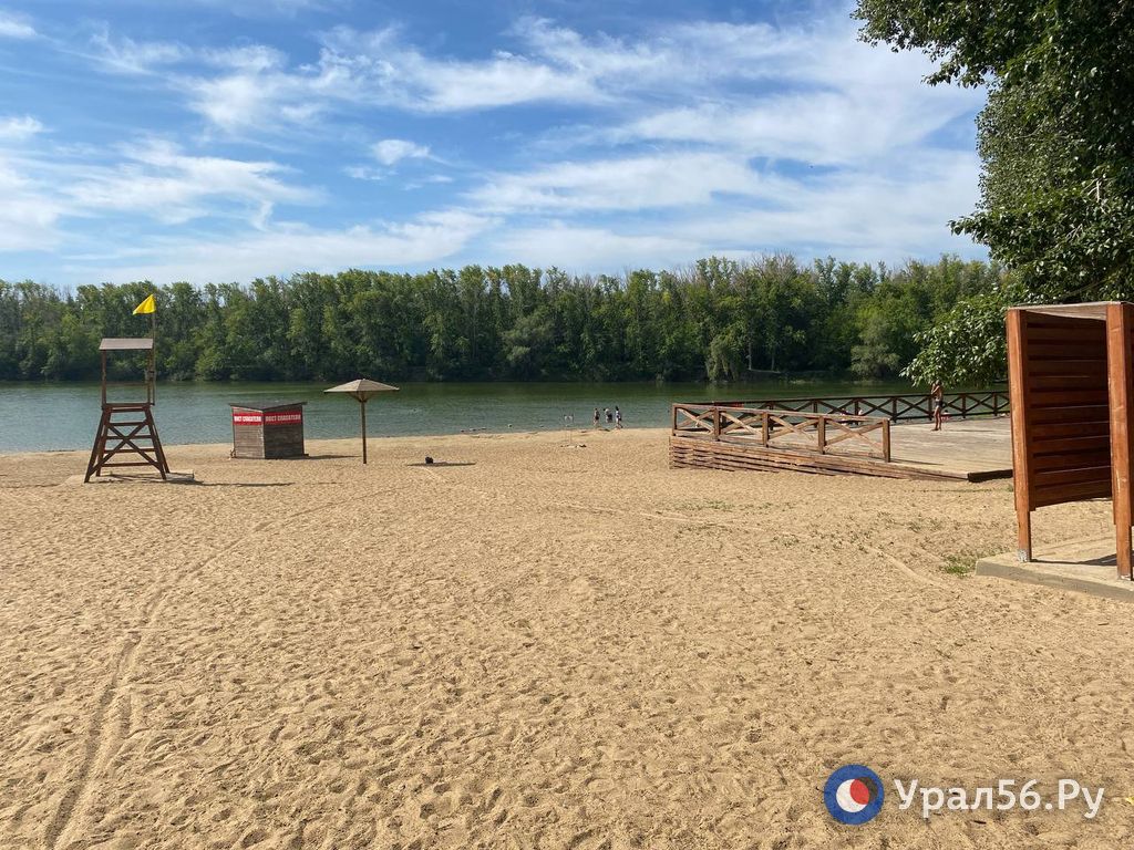 На Детском пляже Орска. 31.07.2023