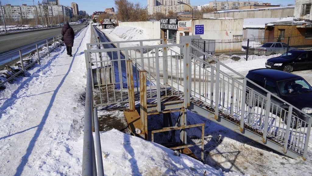 Спуск на ул. Уральской. Фото: администрация Оренбурга