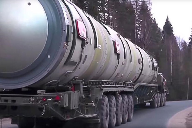 Ракетный комплекс «Сармат», фото: Пресс-служба Минобороны РФ