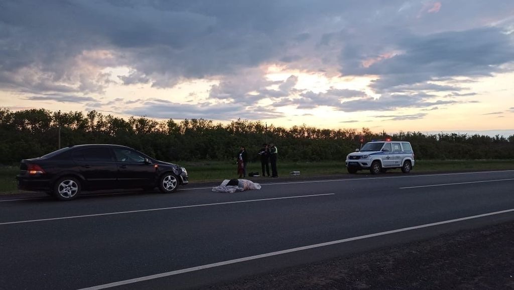 ДТП на трассе Оренбург-Самара. Фото: УМВД России по Оренбургской области