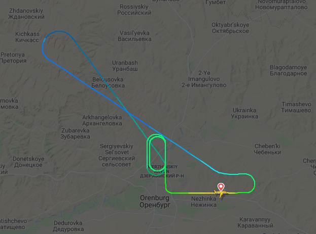 В Оренбург вынуждено вернулся самолет Аэрофлота после 55 минут полета. Сработал датчик неисправности закрылок 