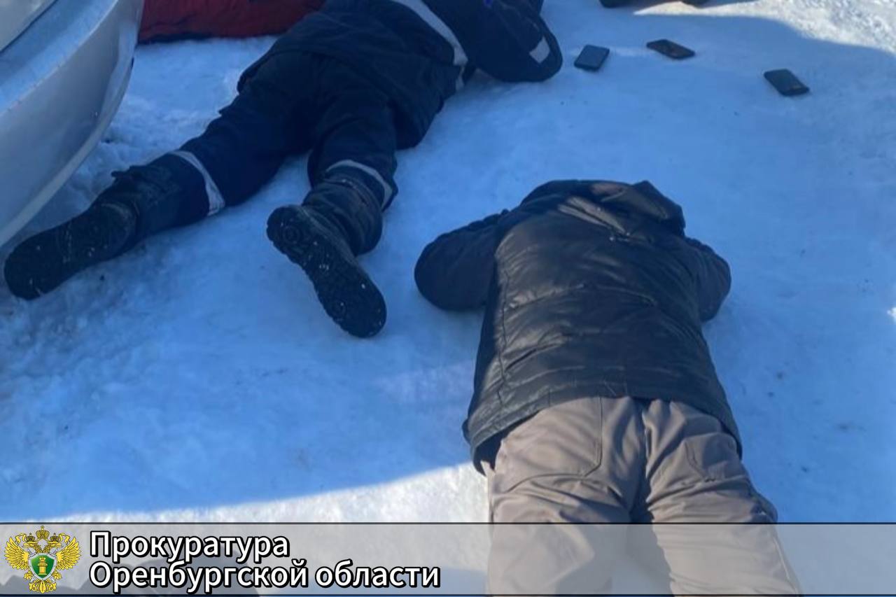 При задержании. Фото прокуратуры Оренбургской области 