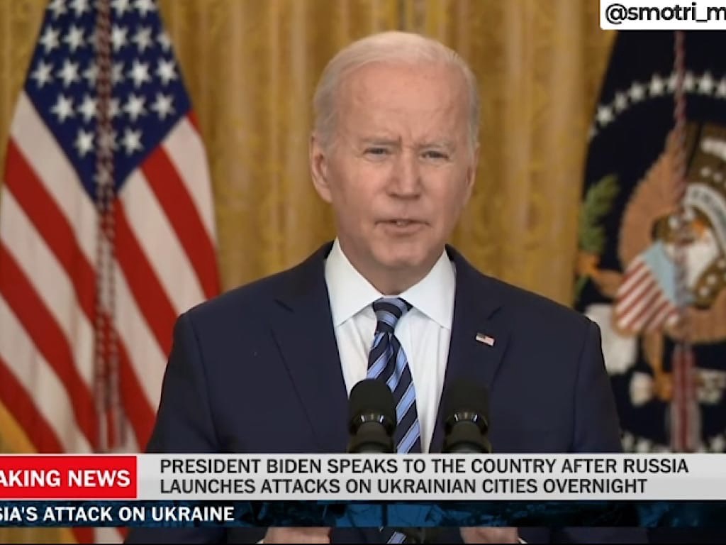 Джо Байден: «США не будут участвовать в боях на Украине»
