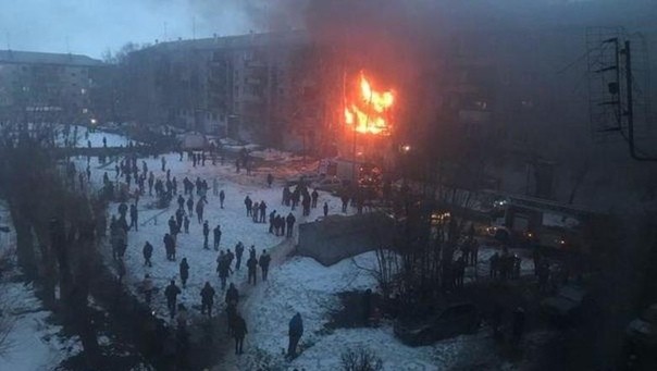 Фото очевидца, опубликованное на 74.ru