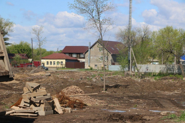 Сад Шевченко в Орске продолжают восстанавливать